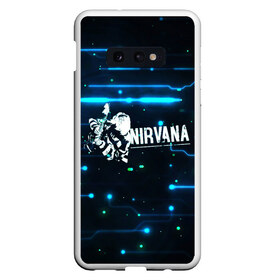 Чехол для Samsung S10E с принтом Схема Nirvana (Курт Кобейн) в Екатеринбурге, Силикон | Область печати: задняя сторона чехла, без боковых панелей | kurt cobain | микросхема | нирвана | плата