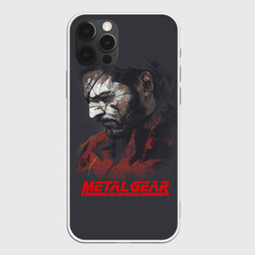 Чехол для iPhone 12 Pro с принтом Metal Gear Solid в Екатеринбурге, силикон | область печати: задняя сторона чехла, без боковых панелей | game | gear | metal | snake | игра | шпион