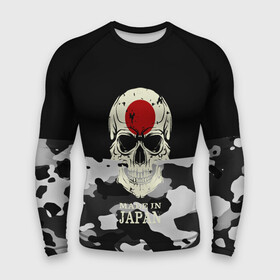 Мужской рашгард 3D с принтом Made in Japan в Екатеринбурге,  |  | camouflage | made in japan | skull | абстракция | города | камуфляж | нация | страны | текстуры | череп | япония