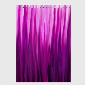 Скетчбук с принтом фиолетово-черные краски в Екатеринбурге, 100% бумага
 | 48 листов, плотность листов — 100 г/м2, плотность картонной обложки — 250 г/м2. Листы скреплены сверху удобной пружинной спиралью | color | violet | акварель | краски | полосы | фиолетовый | цвет | черный | ярко