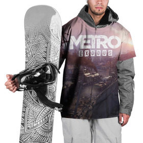 Накидка на куртку 3D с принтом METRO в Екатеринбурге, 100% полиэстер |  | Тематика изображения на принте: metro | metro exodus | метро