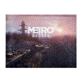 Обложка для студенческого билета с принтом METRO в Екатеринбурге, натуральная кожа | Размер: 11*8 см; Печать на всей внешней стороне | metro | metro exodus | метро