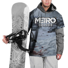Накидка на куртку 3D с принтом METRO EXODUS в Екатеринбурге, 100% полиэстер |  | Тематика изображения на принте: metro | metro exodus | метро