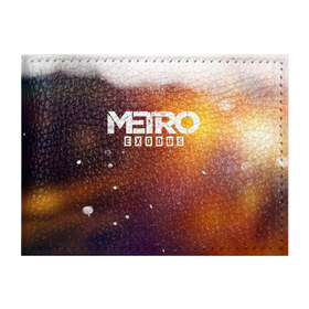 Обложка для студенческого билета с принтом МЕТРО в Екатеринбурге, натуральная кожа | Размер: 11*8 см; Печать на всей внешней стороне | metro | metro exodus | метро