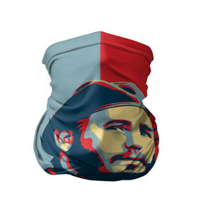 Бандана-труба 3D с принтом Фидель Кастро в Екатеринбурге, 100% полиэстер, ткань с особыми свойствами — Activecool | плотность 150‒180 г/м2; хорошо тянется, но сохраняет форму | cuba | fidel | диктатор | коммунизм | куба | президент | фидель