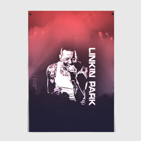 Постер с принтом Linkin Park (Честер) в Екатеринбурге, 100% бумага
 | бумага, плотность 150 мг. Матовая, но за счет высокого коэффициента гладкости имеет небольшой блеск и дает на свету блики, но в отличии от глянцевой бумаги не покрыта лаком | bennington | chester | linkin park | альтернативный метал | альтернативный рок | беннингтон | группа | линкин парк | музыкант | ню метал | певец | рок | рэп | рэп рок | честер | электроник рок
