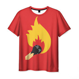 Мужская футболка 3D с принтом Мир в Огне в Екатеринбурге, 100% полиэфир | прямой крой, круглый вырез горловины, длина до линии бедер | earth | fire | forest | peace | wwf | жизнь | защитники | земля | зож | лес | любовь | мир | нефть | огонь | пожар | природа | радиация | сохрани | экология