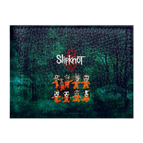 Обложка для студенческого билета с принтом Группа Slipknot в Екатеринбурге, натуральная кожа | Размер: 11*8 см; Печать на всей внешней стороне | slipknot | альтернативный метал | грув метал | комбинезон | маска | метал | мрачный | ню метал | рок