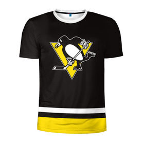 Мужская футболка 3D спортивная с принтом Pittsburgh Penguins 2017 в Екатеринбурге, 100% полиэстер с улучшенными характеристиками | приталенный силуэт, круглая горловина, широкие плечи, сужается к линии бедра | Тематика изображения на принте: nhl | pittsburgh penguins | спорт | хоккей