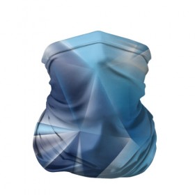 Бандана-труба 3D с принтом Blue abstract в Екатеринбурге, 100% полиэстер, ткань с особыми свойствами — Activecool | плотность 150‒180 г/м2; хорошо тянется, но сохраняет форму | 