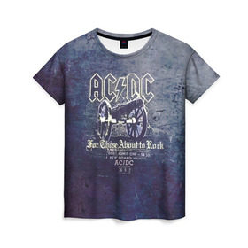 Женская футболка 3D с принтом AC/DC пушка в Екатеринбурге, 100% полиэфир ( синтетическое хлопкоподобное полотно) | прямой крой, круглый вырез горловины, длина до линии бедер | ac dc | acdc | for those about to rock | австралийская | ангус янг | блюз рок | головы | группа | крис слэйд | метал | музыканты | певцы | рок | рок н ролл | сталь | стиви янг | хард рок | эксл роуз