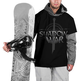 Накидка на куртку 3D с принтом Shadow of War 1 в Екатеринбурге, 100% полиэстер |  | Тематика изображения на принте: lord of the rings