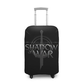 Чехол для чемодана 3D с принтом Shadow of War 1 в Екатеринбурге, 86% полиэфир, 14% спандекс | двустороннее нанесение принта, прорези для ручек и колес | lord of the rings
