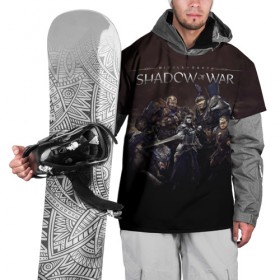 Накидка на куртку 3D с принтом Shadow of War 2 в Екатеринбурге, 100% полиэстер |  | Тематика изображения на принте: lord of the rings