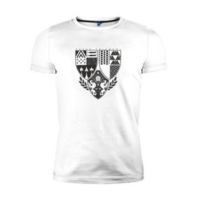 Мужская футболка премиум с принтом Destiny - AGE OF TRIUMPH в Екатеринбурге, 92% хлопок, 8% лайкра | приталенный силуэт, круглый вырез ворота, длина до линии бедра, короткий рукав | 