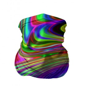 Бандана-труба 3D с принтом Галлюцинации в Екатеринбурге, 100% полиэстер, ткань с особыми свойствами — Activecool | плотность 150‒180 г/м2; хорошо тянется, но сохраняет форму | abstract | colorful | colors | rainbow | tie dye | абстракция | брызги | геометрия | краска | краски | разводы