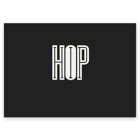 Поздравительная открытка с принтом ХИП ХОП | HIP HOP в Екатеринбурге, 100% бумага | плотность бумаги 280 г/м2, матовая, на обратной стороне линовка и место для марки
 | hip hop | реп | хип хоп