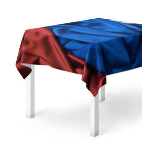 Скатерть 3D с принтом Российский Триколор в Екатеринбурге, 100% полиэстер (ткань не мнется и не растягивается) | Размер: 150*150 см | текстура | ткань