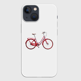 Чехол для iPhone 13 mini с принтом Велосипед в Екатеринбурге,  |  | bicycle | байсикл | велик | красный | москва | педали