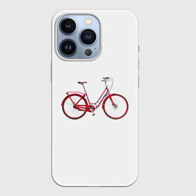 Чехол для iPhone 13 Pro с принтом Велосипед в Екатеринбурге,  |  | Тематика изображения на принте: bicycle | байсикл | велик | красный | москва | педали