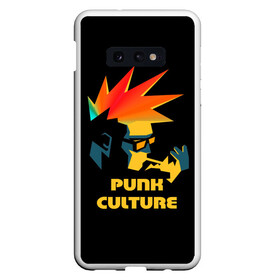 Чехол для Samsung S10E с принтом Punk culture в Екатеринбурге, Силикон | Область печати: задняя сторона чехла, без боковых панелей | music | punk | ирокез | музыка | панк | панк музыка | рок | рок музыка | суб культура