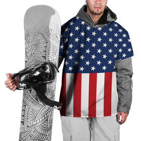 Накидка на куртку 3D с принтом Флаг США в Екатеринбурге, 100% полиэстер |  | Тематика изображения на принте: flag | usa | патриотизм | сша | флаг
