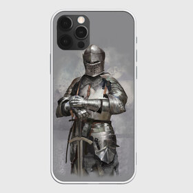 Чехол для iPhone 12 Pro Max с принтом Рыцарь в Екатеринбурге, Силикон |  | Тематика изображения на принте: боец | воин | доспехи | король | латы | меч | рыцарь