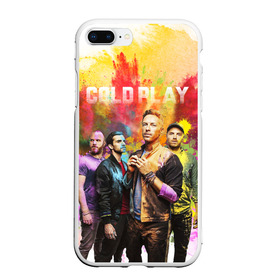 Чехол для iPhone 7Plus/8 Plus матовый с принтом Coldplay в Екатеринбурге, Силикон | Область печати: задняя сторона чехла, без боковых панелей | cold play | rock | колд плей | колд плэй | колдплей | колдплэй | рок