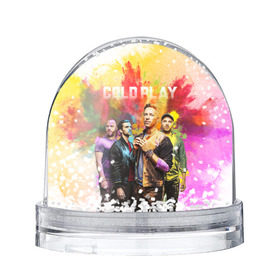 Водяной шар с принтом Coldplay в Екатеринбурге, Пластик | Изображение внутри шара печатается на глянцевой фотобумаге с двух сторон | cold play | rock | колд плей | колд плэй | колдплей | колдплэй | рок