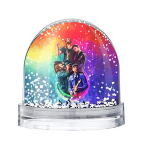 Водяной шар с принтом Coldplay в Екатеринбурге, Пластик | Изображение внутри шара печатается на глянцевой фотобумаге с двух сторон | 
