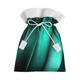 Подарочный 3D мешок с принтом Emerald lines в Екатеринбурге, 100% полиэстер | Размер: 29*39 см | Тематика изображения на принте: абстракция | геометрия | зеленый
