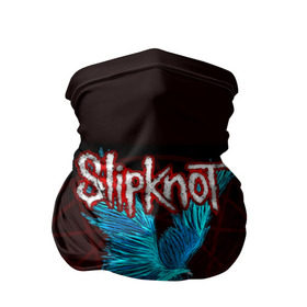 Бандана-труба 3D с принтом Орел группа Slipknot в Екатеринбурге, 100% полиэстер, ткань с особыми свойствами — Activecool | плотность 150‒180 г/м2; хорошо тянется, но сохраняет форму | Тематика изображения на принте: slipknot | альтернативный метал | андерс | головы | грув метал | колсефни | кори | маска | метал | музыка | ню метал | рок | слипкнот | тейлор