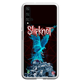 Чехол для Honor 20 с принтом Орел группа Slipknot в Екатеринбурге, Силикон | Область печати: задняя сторона чехла, без боковых панелей | slipknot | альтернативный метал | андерс | головы | грув метал | колсефни | кори | маска | метал | музыка | ню метал | рок | слипкнот | тейлор