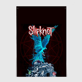 Постер с принтом Орел группа Slipknot в Екатеринбурге, 100% бумага
 | бумага, плотность 150 мг. Матовая, но за счет высокого коэффициента гладкости имеет небольшой блеск и дает на свету блики, но в отличии от глянцевой бумаги не покрыта лаком | slipknot | альтернативный метал | андерс | головы | грув метал | колсефни | кори | маска | метал | музыка | ню метал | рок | слипкнот | тейлор