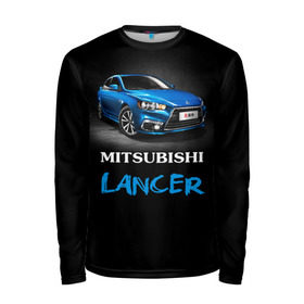 Мужской лонгслив 3D с принтом Mitsubishi Lancer в Екатеринбурге, 100% полиэстер | длинные рукава, круглый вырез горловины, полуприлегающий силуэт | auto | lancer | mitsubishi | авто | автомобиль | водитель | лансер | мицубиси | тачка | японец