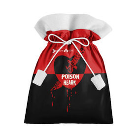 Подарочный 3D мешок с принтом Poison heart в Екатеринбурге, 100% полиэстер | Размер: 29*39 см | depeche mode | альтернативный | вестник моды | депеш мод | дэйв гаан | индастриал | клинок | красное | кровь капли | мартин гор | музыка | надпись | новая волна | нож | рок | сердце | синти поп | черное