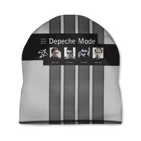 Шапка 3D с принтом Группа Depeche Mode в Екатеринбурге, 100% полиэстер | универсальный размер, печать по всей поверхности изделия | depeche mode | альтернативный | вестник моды | депеш мод | дэйв гаан | индастриал | лента | мартин гор | музыка | надпись | новая волна | рок | синти поп | электроник | энди флетчер