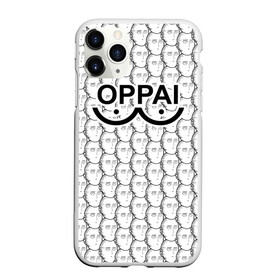 Чехол для iPhone 11 Pro матовый с принтом OPPAI в Екатеринбурге, Силикон |  | anime | onepunchman | oppai | saitama | аниме | ванпанчмен | сайтама