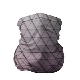 Бандана-труба 3D с принтом Кольчуга из треугольников в Екатеринбурге, 100% полиэстер, ткань с особыми свойствами — Activecool | плотность 150‒180 г/м2; хорошо тянется, но сохраняет форму | абстракция | геометрия | текстура | узор
