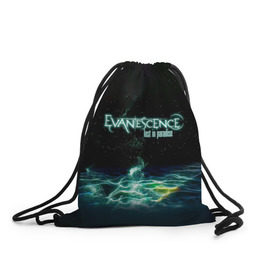 Рюкзак-мешок 3D с принтом Evanescence в Екатеринбурге, 100% полиэстер | плотность ткани — 200 г/м2, размер — 35 х 45 см; лямки — толстые шнурки, застежка на шнуровке, без карманов и подкладки | 