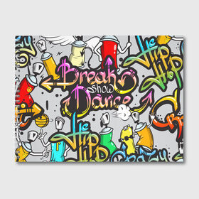 Альбом для рисования с принтом Graffiti в Екатеринбурге, 100% бумага
 | матовая бумага, плотность 200 мг. | Тематика изображения на принте: break | dance | graffiti | hip hop | rap | граффити | рэп | скейтборд | хип хоп
