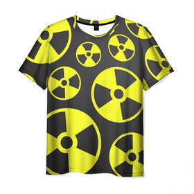 Мужская футболка 3D с принтом Радиация в Екатеринбурге, 100% полиэфир | прямой крой, круглый вырез горловины, длина до линии бедер | радиация | радиоактивность
