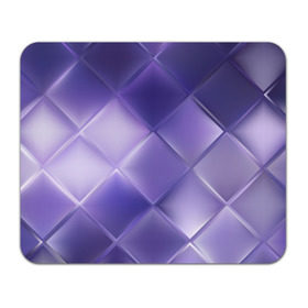 Коврик прямоугольный с принтом Фиолетовые грани в Екатеринбурге, натуральный каучук | размер 230 х 185 мм; запечатка лицевой стороны | абстракция | геометрия | квадрат | текстура | фиолетовый