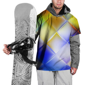 Накидка на куртку 3D с принтом Colorful squares в Екатеринбурге, 100% полиэстер |  | Тематика изображения на принте: 