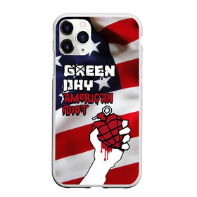 Чехол для iPhone 11 Pro матовый с принтом Green Day American Idiot в Екатеринбурге, Силикон |  | american idiot | green day | альтернативный | билли джо армстронг | грин дей | группа | зелёный день | майк дёрнт | музыка | панк | поп | поппанк | рок | сша | тре кул | флаг