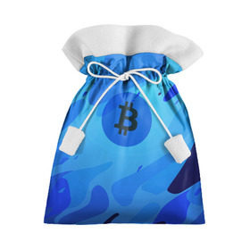 Подарочный 3D мешок с принтом Blue Sea Camo Bitcoin в Екатеринбурге, 100% полиэстер | Размер: 29*39 см | blue | camo | camouflage | coin | crypto | currency | ethereum | litecoin | mining | token | биткоин | биток | камо | камуфляж | крипта | крипто | криптовалюта | лайткоин | майнинг | ферма | эфир