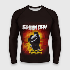 Мужской рашгард 3D с принтом Поцелуй Green Day в Екатеринбурге,  |  | Тематика изображения на принте: american idiot | green day | альтернативный | билли джо армстронг | грин дей | группа | зелёный день | майк дёрнт | музыка | панк | поп | поппанк | поцелуй | рок | стена | тре кул