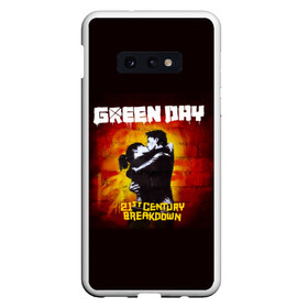 Чехол для Samsung S10E с принтом Поцелуй Green Day в Екатеринбурге, Силикон | Область печати: задняя сторона чехла, без боковых панелей | american idiot | green day | альтернативный | билли джо армстронг | грин дей | группа | зелёный день | майк дёрнт | музыка | панк | поп | поппанк | поцелуй | рок | стена | тре кул