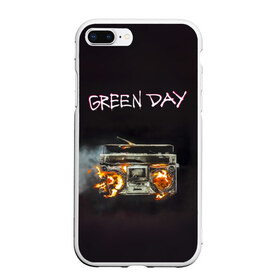 Чехол для iPhone 7Plus/8 Plus матовый с принтом Green Day магнитофон в огне в Екатеринбурге, Силикон | Область печати: задняя сторона чехла, без боковых панелей | american idiot | green day | альтернативный | билли джо армстронг | грин дей | группа | зелёный день | майк дёрнт | музыка | панк | поп | поппанк | рок | тре кул