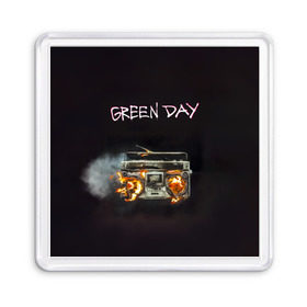 Магнит 55*55 с принтом Green Day магнитофон в огне в Екатеринбурге, Пластик | Размер: 65*65 мм; Размер печати: 55*55 мм | Тематика изображения на принте: american idiot | green day | альтернативный | билли джо армстронг | грин дей | группа | зелёный день | майк дёрнт | музыка | панк | поп | поппанк | рок | тре кул